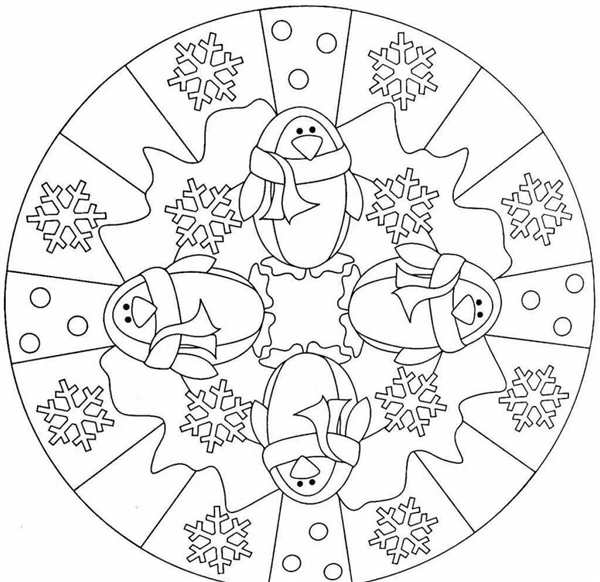 Веселые снежинки