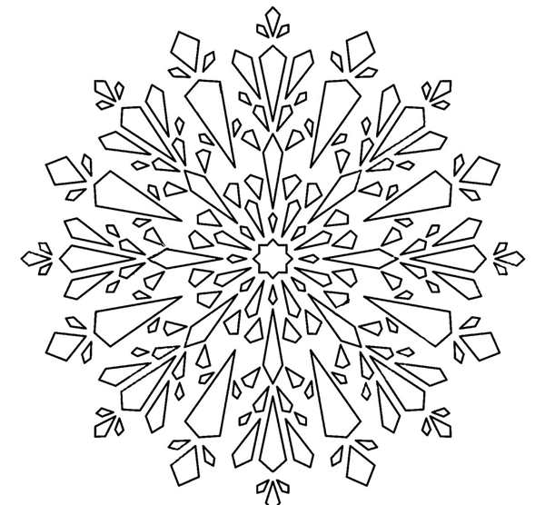 Снежинки для вырезания