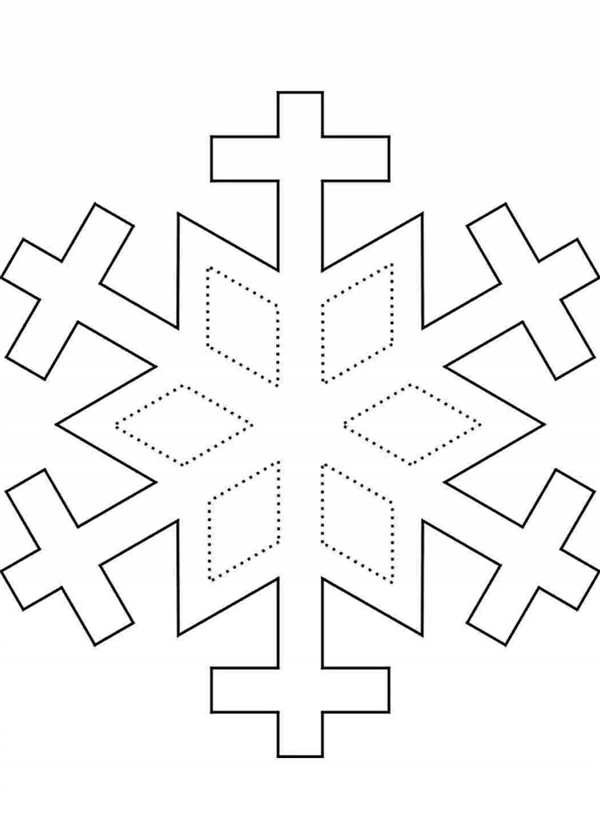 Снежинки для срисовки