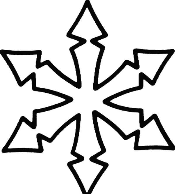 Снежинки раскраска маленькие