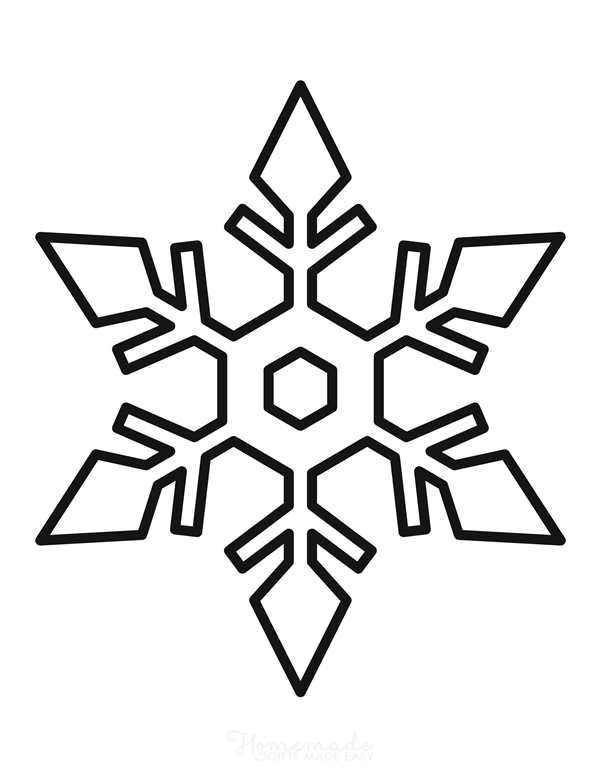 Снежинки картинки раскраски