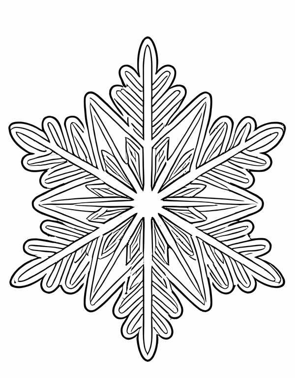 Раскраска Снежинки и Снеговики