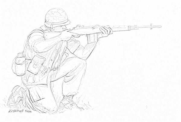 Рисунок солдату