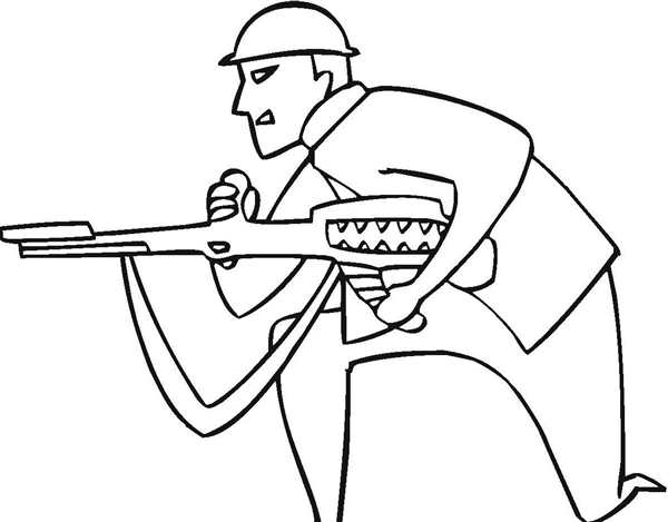 Рисунок солдату