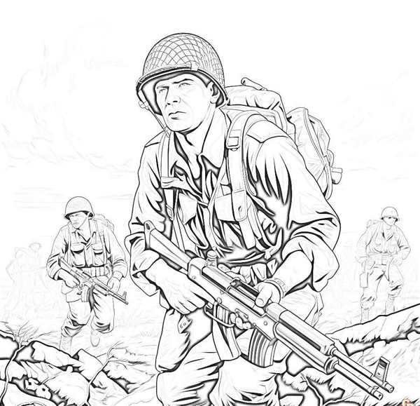 {Раскраска Call of Duty}