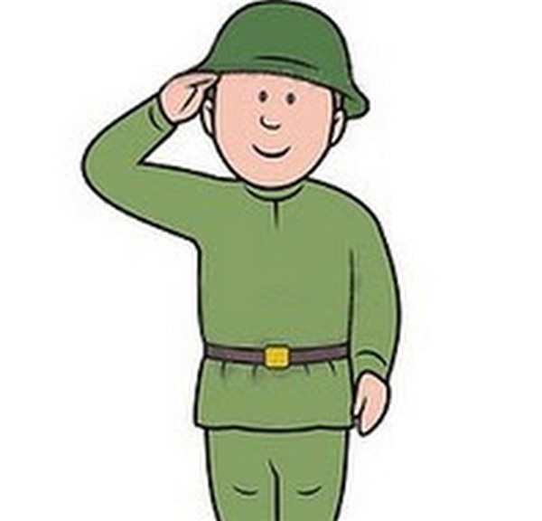 Военный рисунок раскраска