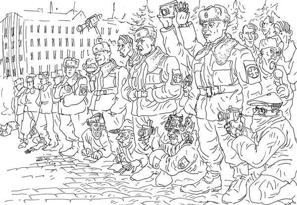 Спецназ. Раскраска