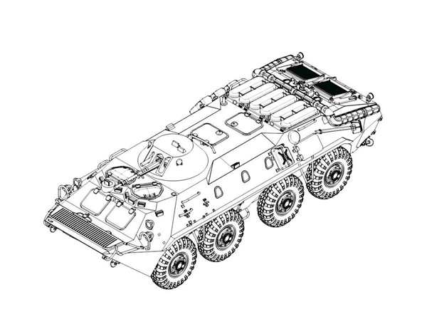 БТР 80 рисунок