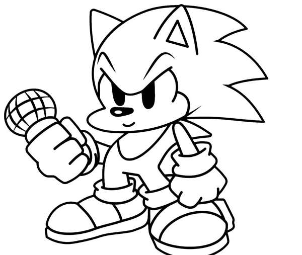 Sonic Adventure 2 раскраска Соник