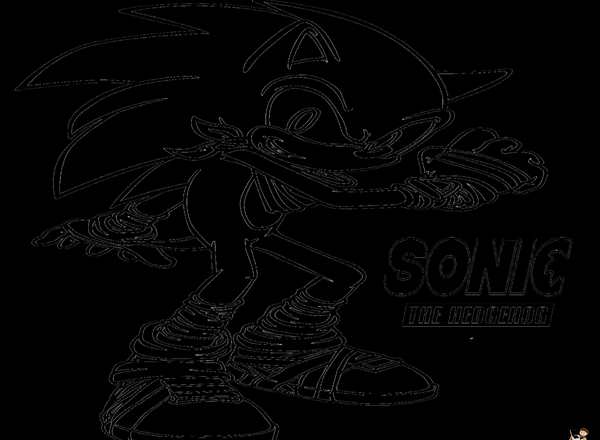Darkspine Sonic раскраска