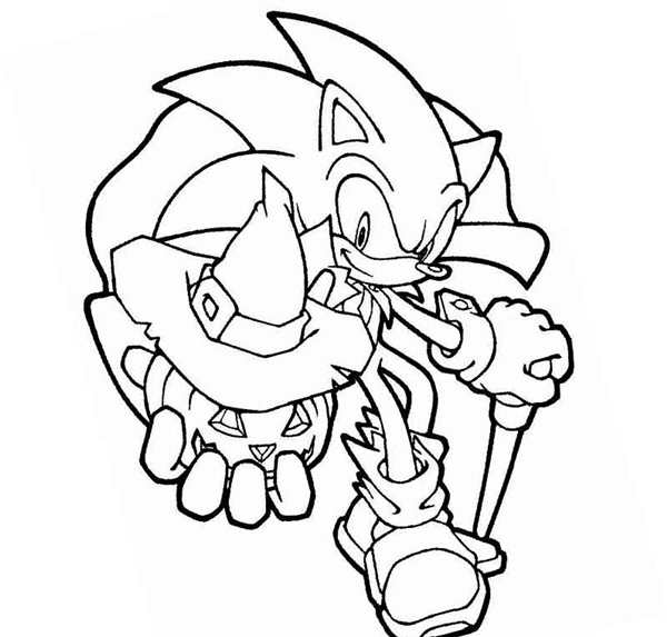 Раскраска Sonic Boom