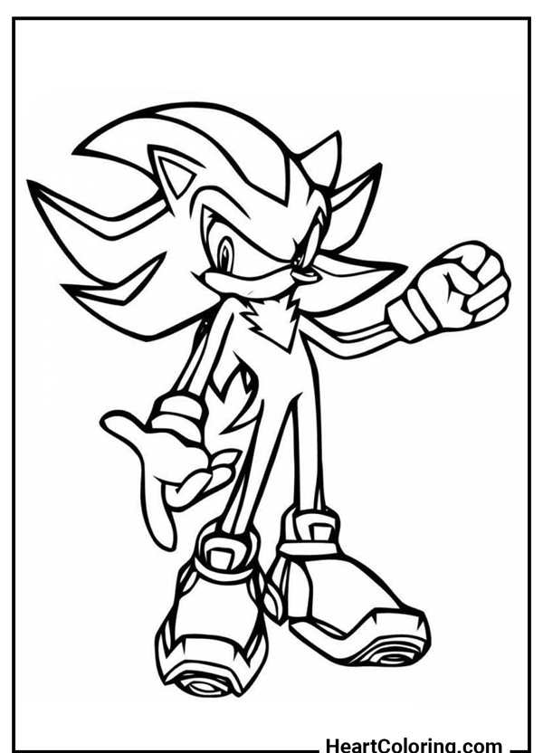 Metal Sonic раскраска