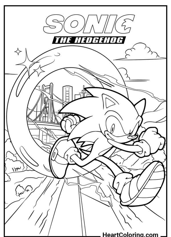 Metal Sonic раскраска