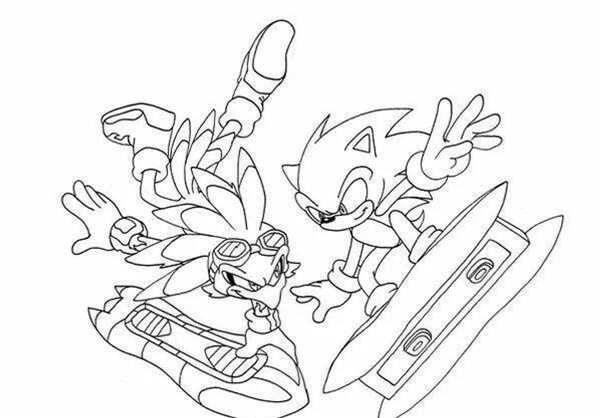 Metal Sonic раскраска