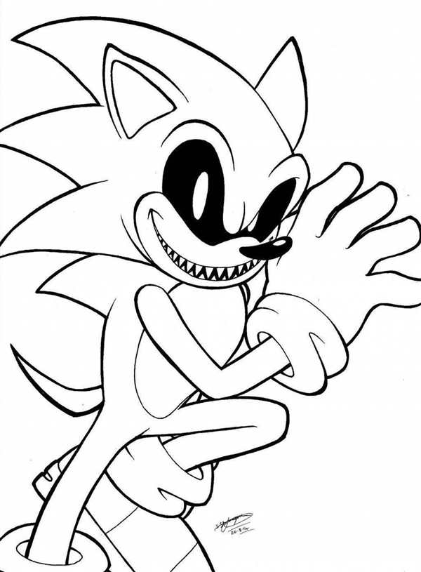 Metal Sonic раскраска