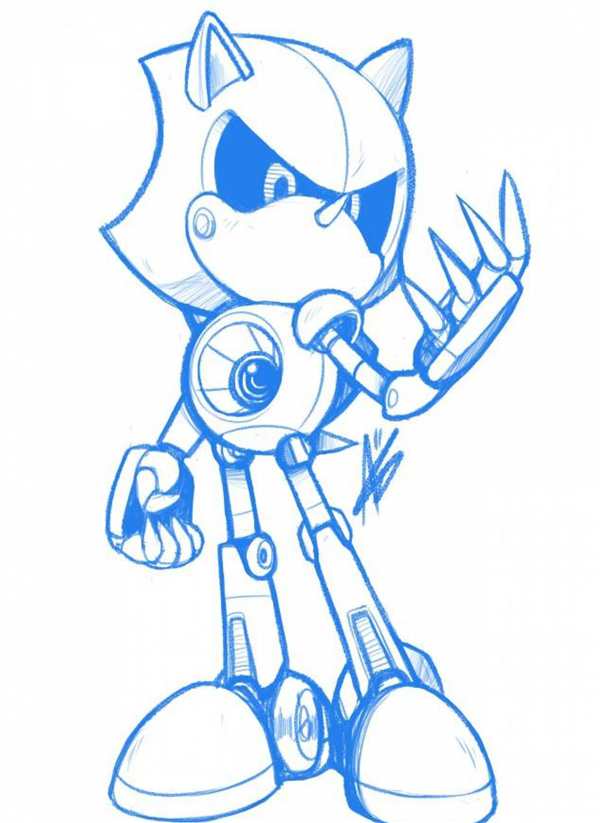 Меха Silver Sonic 2