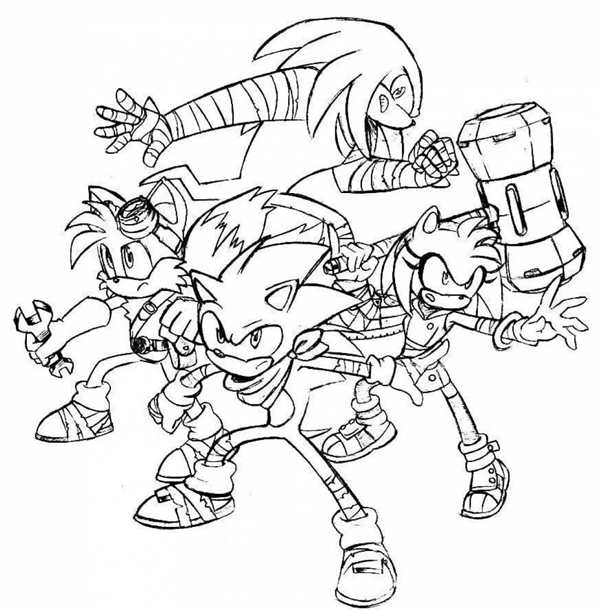 Sonic Mania раскраска Соника