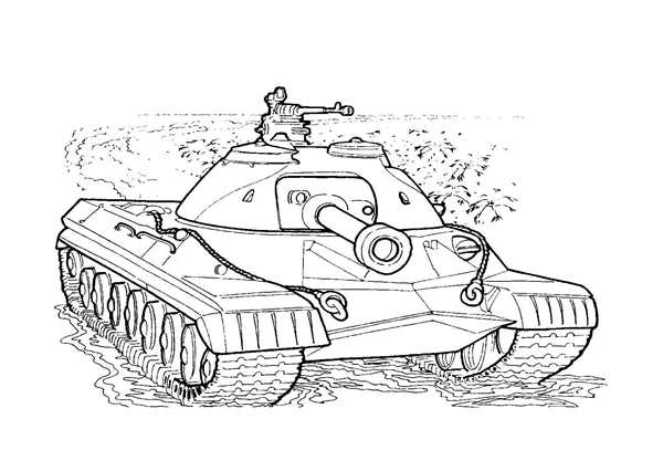 Танк т-34-85 раскраска