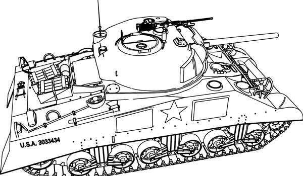 Танк т-34-85 раскраска