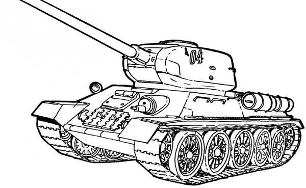 Раскраски танков World of Tanks т34