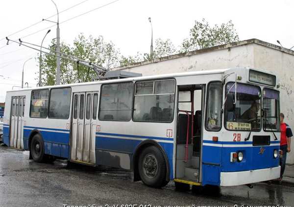 Раскраска Советского троллейбуса ЗиУ682
