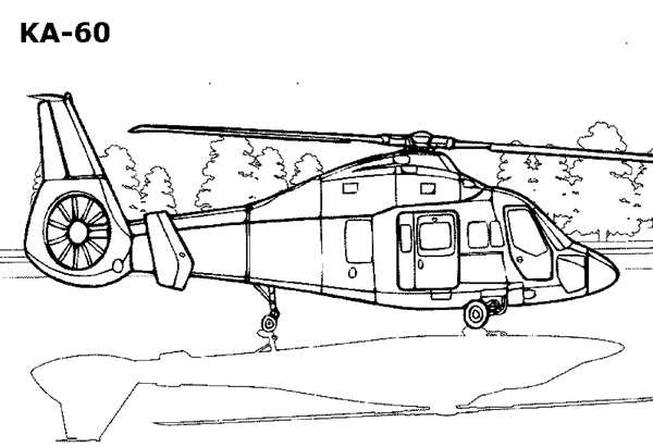 Вертолёт ми-8 рисунок
