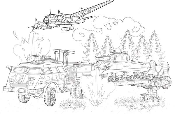 Военный истребитель раскраска