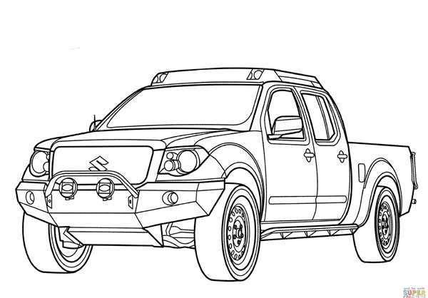 Dodge Ram 1500 рисунок