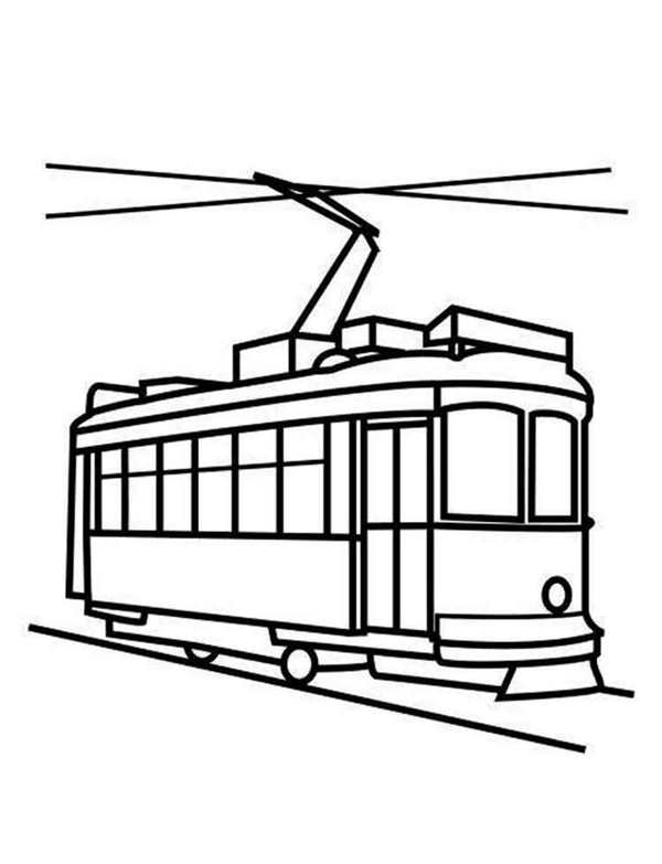 Поезд рисунок карандашом