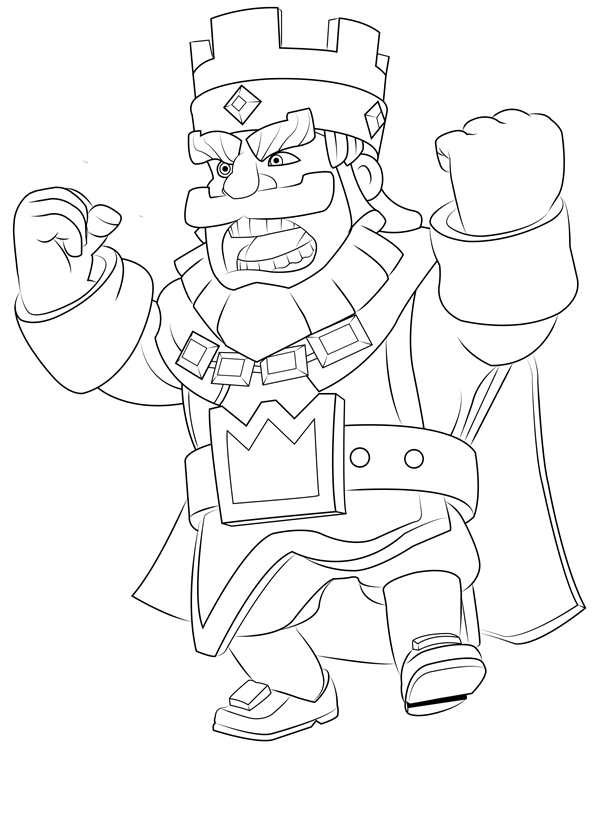 Раскраска Clash Royale