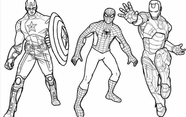 Раскраска SpiderMan Веселые Активности для Детей
