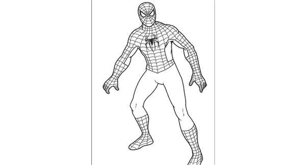 Раскраска SpiderMan Веселые Активности для Детей