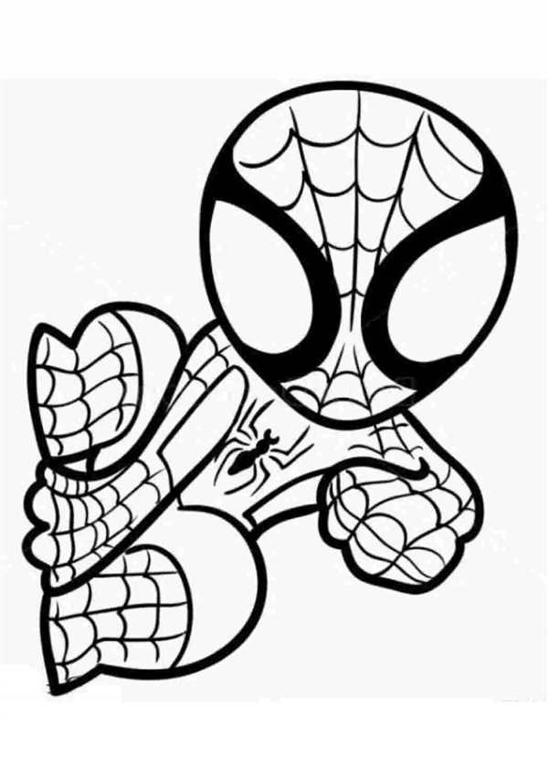 Раскраска SpiderMan Веселые Активности для Детей