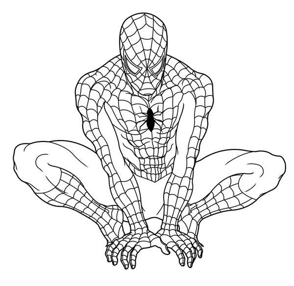 Раскраска SpiderMan Веселые Активности для Детей