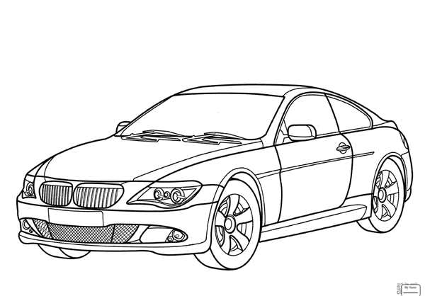 Раскраска BMW m5 f90