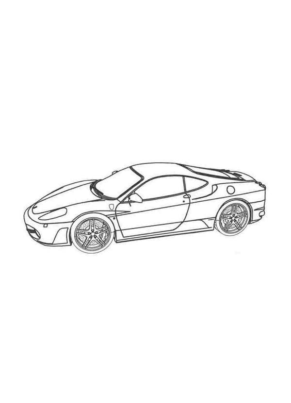 Раскраска Спортивный Автомобиль BMW