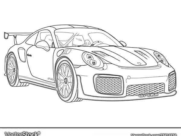 Porsche 911 Carrera раскраска