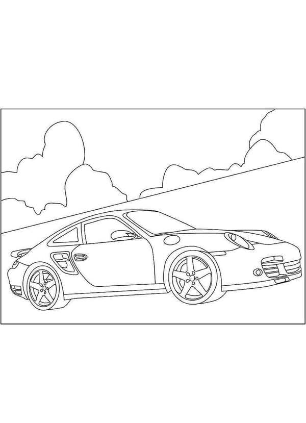 Раскраски Porsche 911 gt3 RS