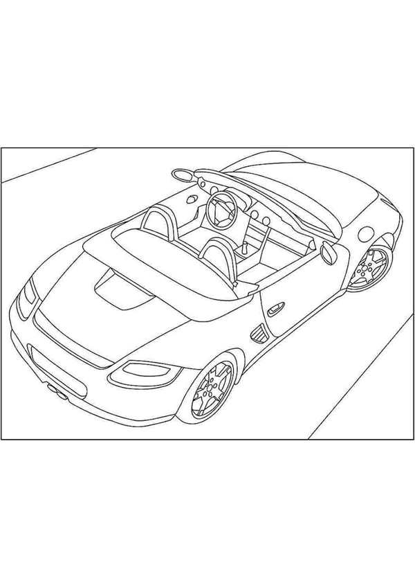 Раскраска Порше 911