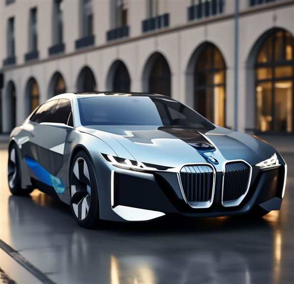 Раскраска Спортивный КонцептКар BMW