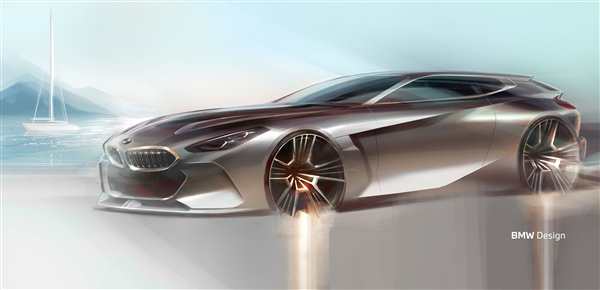 Раскраска Спортивный КонцептКар BMW