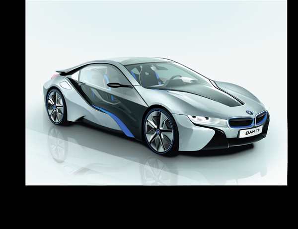 Раскраска Спортивный КонцептКар BMW