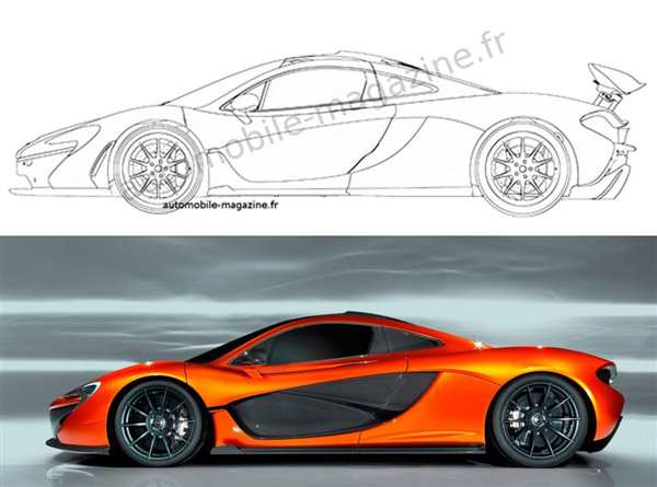 Раскраска Спортивный McLaren 720S