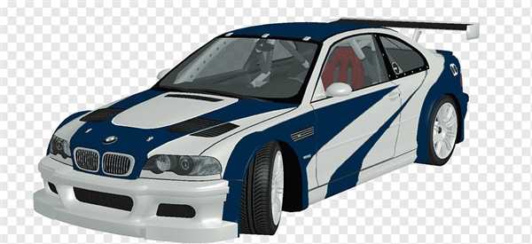 Раскраска спорткара БМВ M3 GTR в деталях