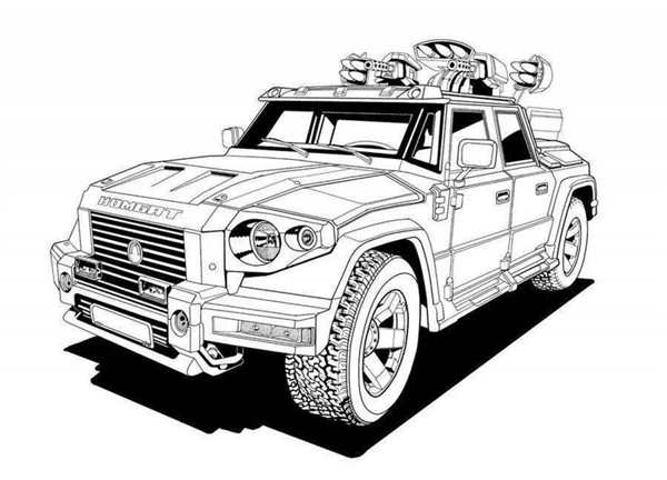 Раскраска Мерседес Гелендваген g63 AMG