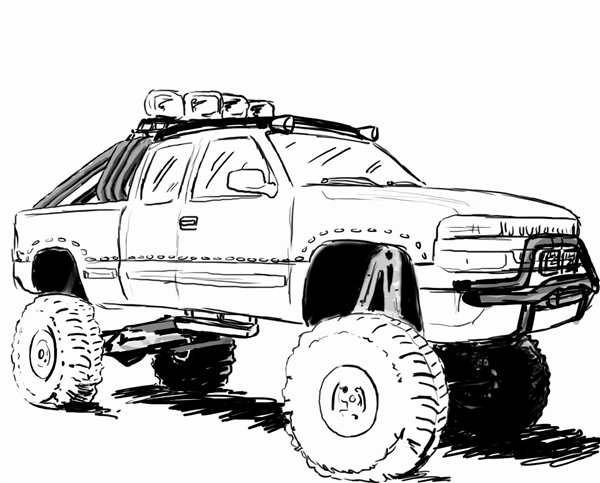 Автомобили (раскраски)