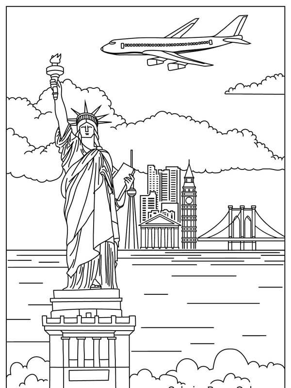 Статуя свободы США