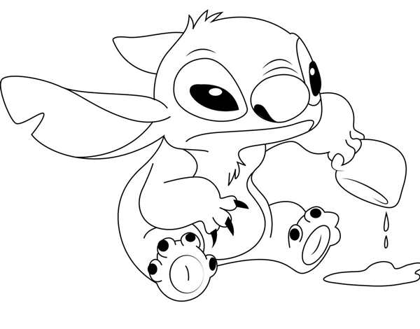 Раскраски Lilo Stitch