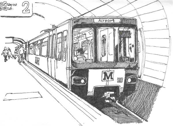Рисования метро