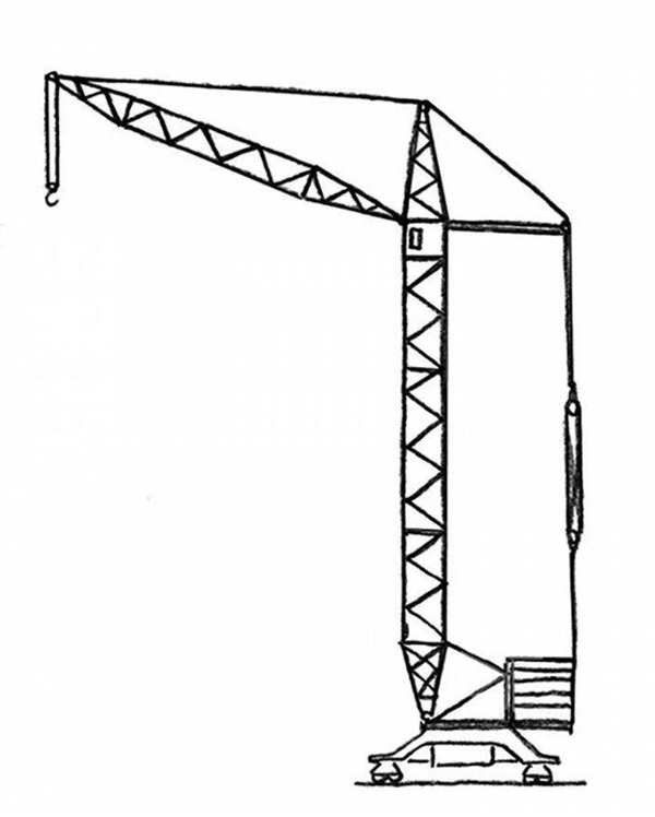 Башенный кран БКСМ-5-5а